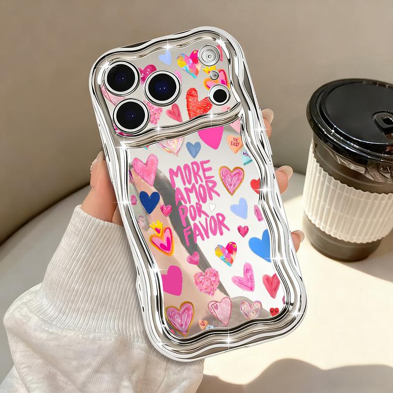 

Flowers Heart Silicone Phone Case For iPhone Air 17 Pro Max 16 15 Pro Max 14 13 12 17 Pro Max 11 Shockproof Clear Soft TPU Cover iPhone 11