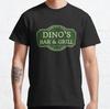Dino Bar and Grill Classic Christmas Gift Made In USA T-Shirt S-3XL