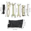 5PCS Metal & ABS Motorcycle On-Board Repair Tools Motorcycle Emergency Tool Kit  Motorcycle Riders
