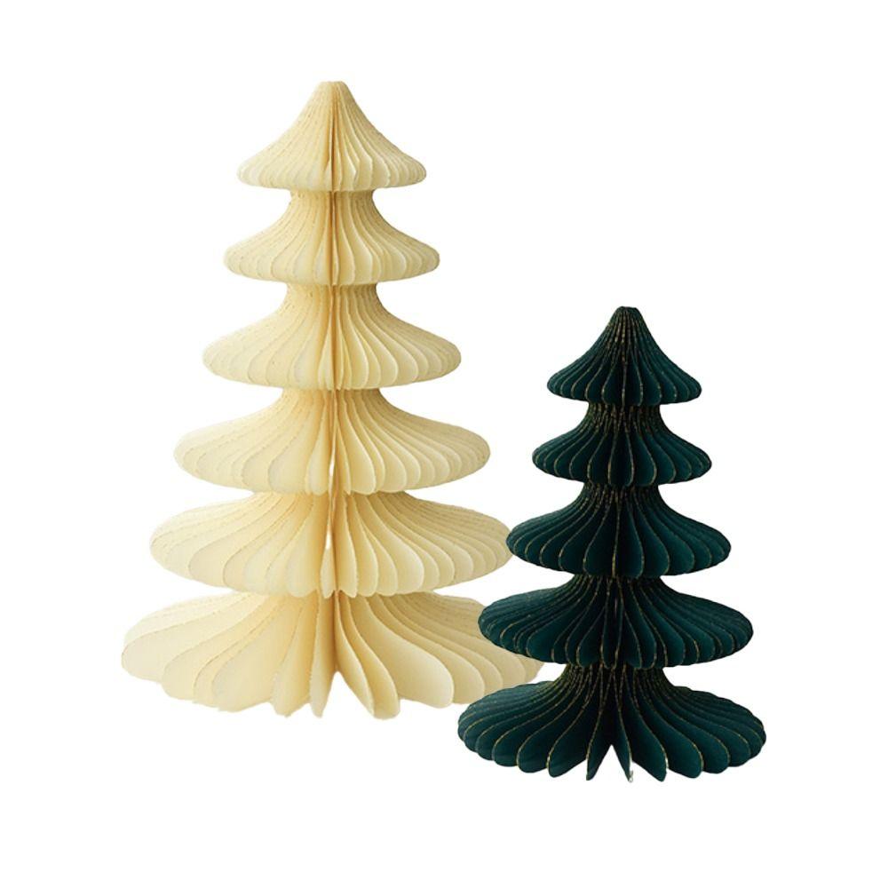 Papier Wabenball DIY Handgemacht Schreibtisch Weihnachtsstatue Trendiger Weihnachtsbaumschmuck Partygeschenke