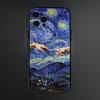 Oil Painting in the style of Van Gogh Phone Case For iPhone 16,15,14,13,12,11 Plus,Pro Max, Others Soft Black Cover