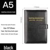 Special Edition A5/B5 Business Meeting Minutes Loose-leaf Notebook with Buckle