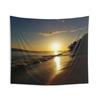 Beach Sunset Tapestry