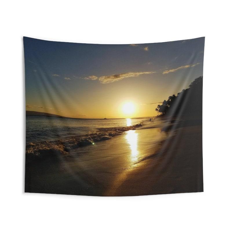 Beach Sunset tapestry 75x100