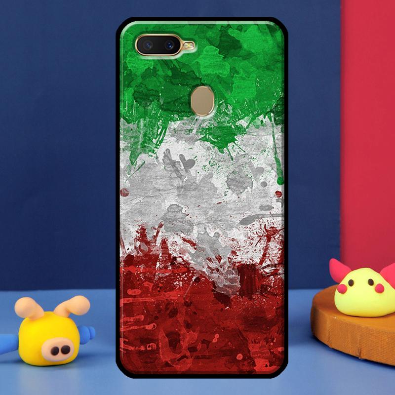 

Italian Italy Flag For Oppo A54 A57 S A78 A58 A98 A5 A9 A91 A15 A16 A17 A52 A72 A76 A96 A74 A94 A77 Phone Case OPPO A91