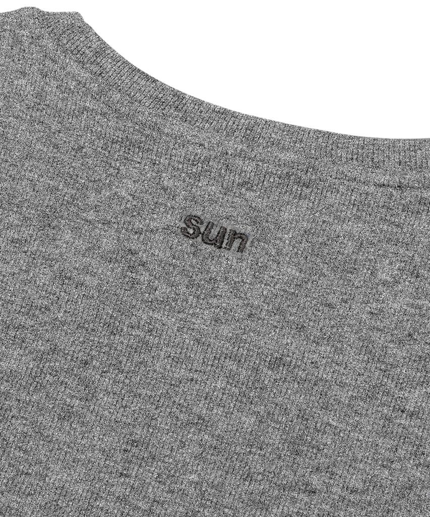 SUNDAY FRUIT MARKET W) Mini Sun Ls Tee Gray