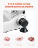 Meat Slicer 180W 10 Inch Electric Deli Food Slicer for Meat Bread Cheese