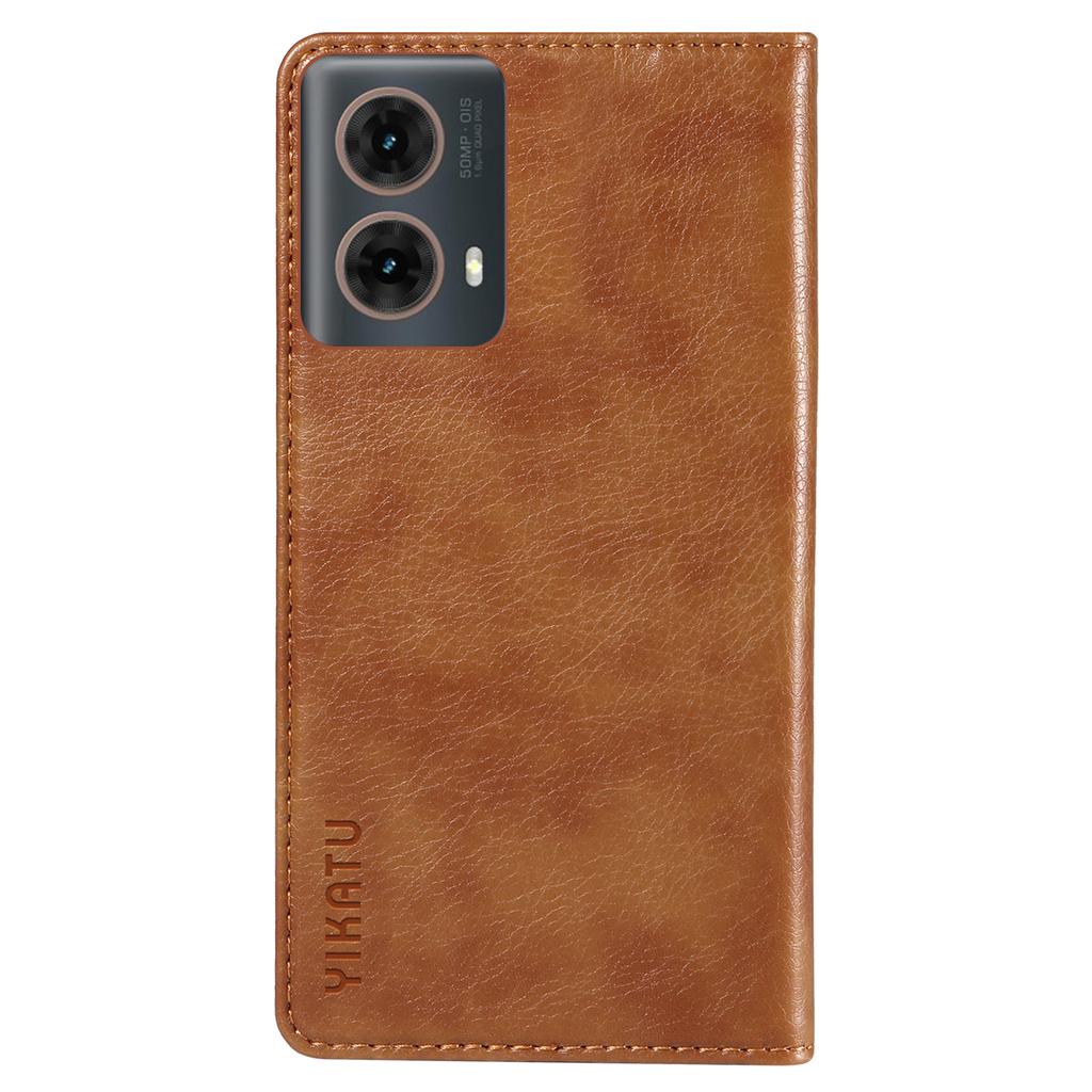 For Motorola Moto G85 5G/S50 Neo 5G Wallet Case Litchi Texture Leather Phone Cover