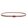 PU Leather Slim Belt Thin Dress Belt Simple Waist Belt  Women Accessories