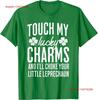 Funny St Patricks Day Couples Couple Saint T Shirt Vintage Stretched Homme Casual Slightly Top For Everyday Wear