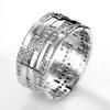 Men'S Ring, Trendy Fashion Wide Edition Men'S Ring, Micro Zircon Business Ring