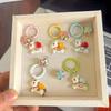 Cute Cartoon Horse Bag Pendant Chinese Style New Year Keyring  Pony Pendant Gift