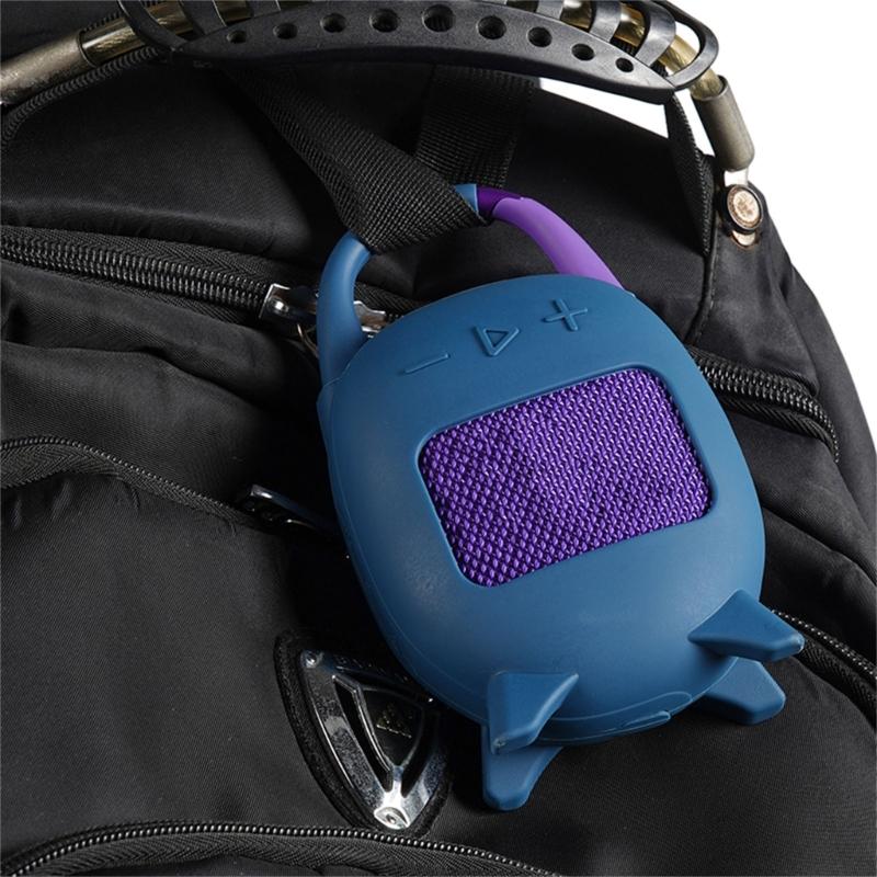 Silicone Speaker Protective Sleeve Speaker Skin Cover Shockproofs AntiDrop Access for Clip 5 Speaker