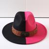 Popular European and American Classic Double-color Wide-brimmed Top Hat Men's and Women's Fashion OL Style Cowboy Hat Jazz Hat