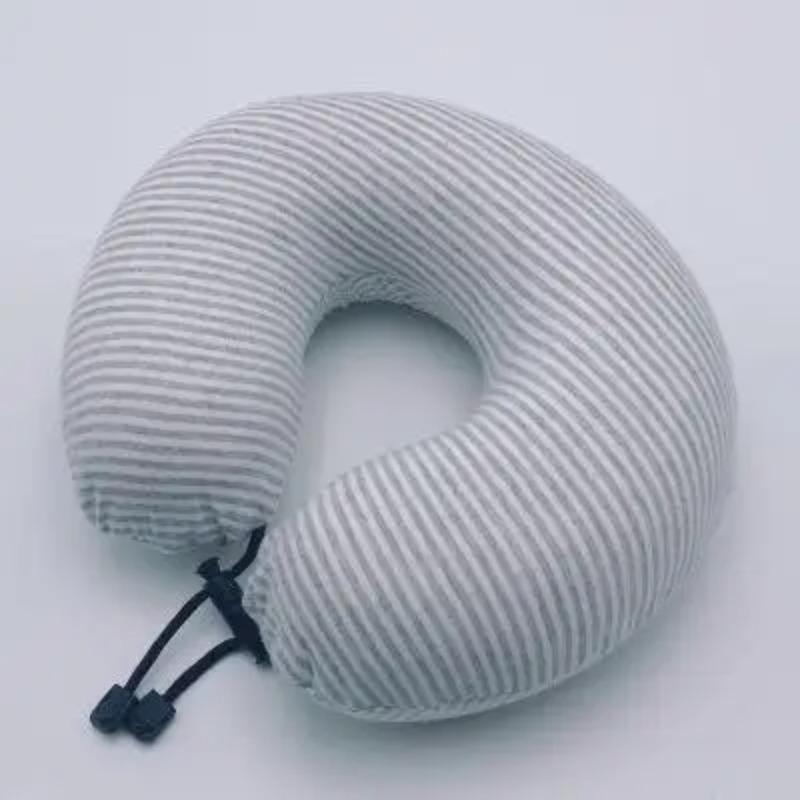 Natural Latex U-shaped Pillows Neck Pillow On the Airplane Ealth Care Orthopedic Massage Pillow for Travel