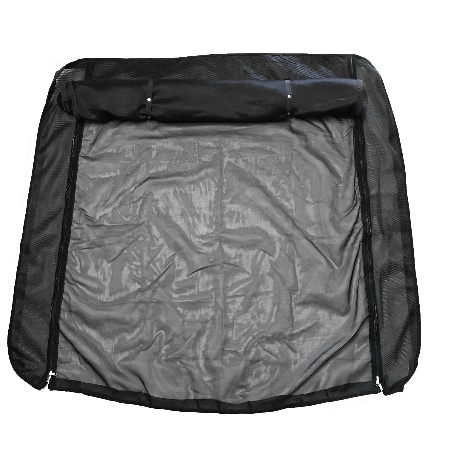 

CGP Москитная сетка от насекомых для стандартного кузова сзади для Hiace и Regius Ace 200 серии и сетка от насекомых для специфического кузова, двухслойная, фургоны, солнцезащитный козырек, чёрный