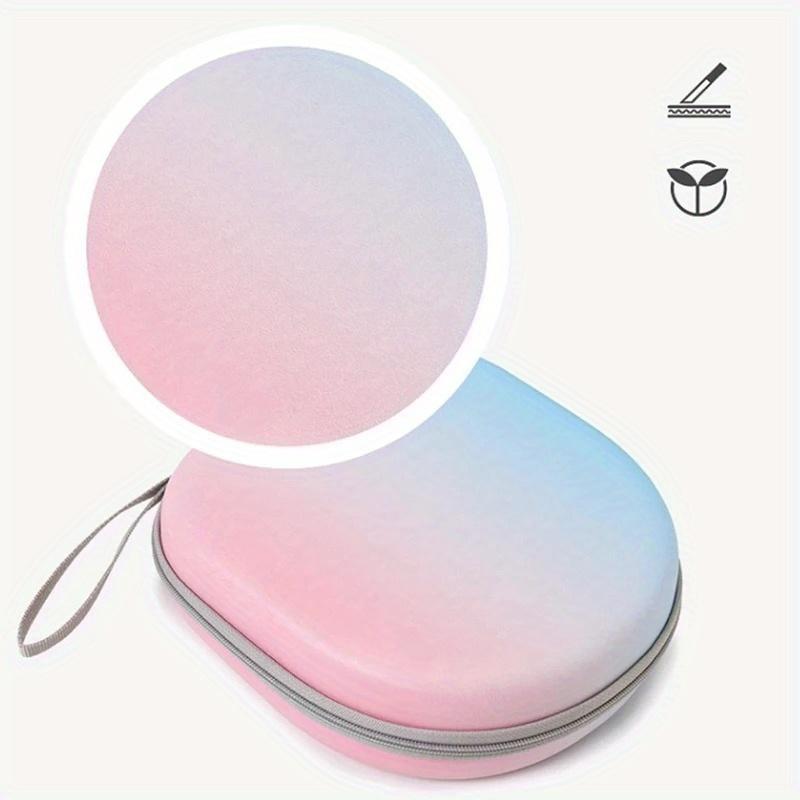 Oppbevaringsveske for hodetelefoner Gradientfarge Headsett-etui EVA PU Støtsikker Vanntett Beskyttelsesdeksel Bæreveske