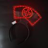 New Acrylic Neon Light Rabbit Ear Headband LED Glowing Bunny Hairband For Girl Bar Birthday Party Supplies Head Accessories