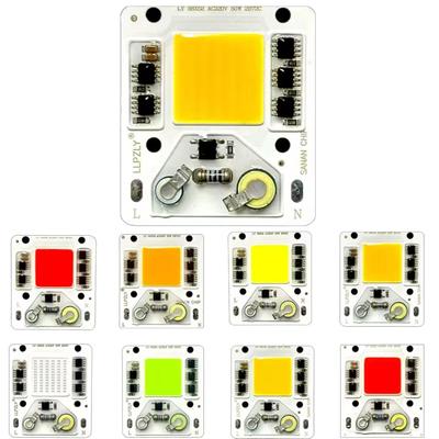 LED 50W COB Light Source AC 220V Smart IC No Need Driver DIY Flood Light LED Bulb Spotlight COB LED Chip Lamp For Outdoor Lighting