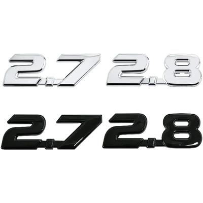 ABS Emblem Decal Auto Kofferbak Badge Sticker For To/yota 2.7 2.8 Yar/s Coro/lla 4Run/ner Avalo/n Aven/sis Ay/go CH/R Au/ris Accessoires