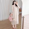 2026 Summer Korean Trendy T-shirt & Floral Slip Dress Set