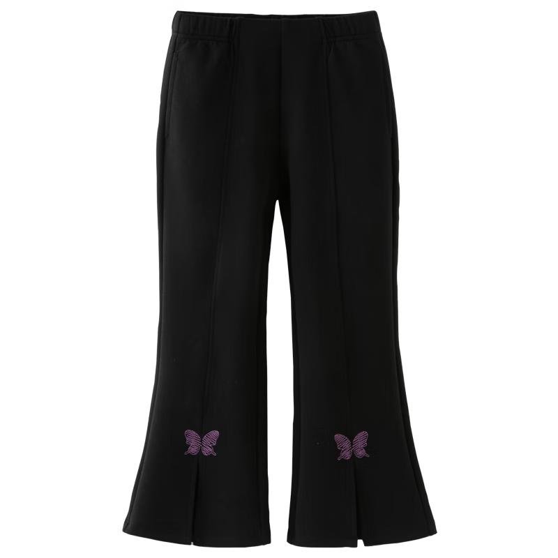 Расклешенные вязаные брюки для девочек DAVE&BELLA 130