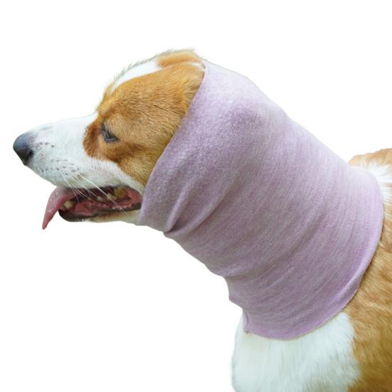 Ohrpolster ohne Klappe, zur Linderung von Angstzuständen, Haarschutz für langhaarige Hunde, beruhigender Hund