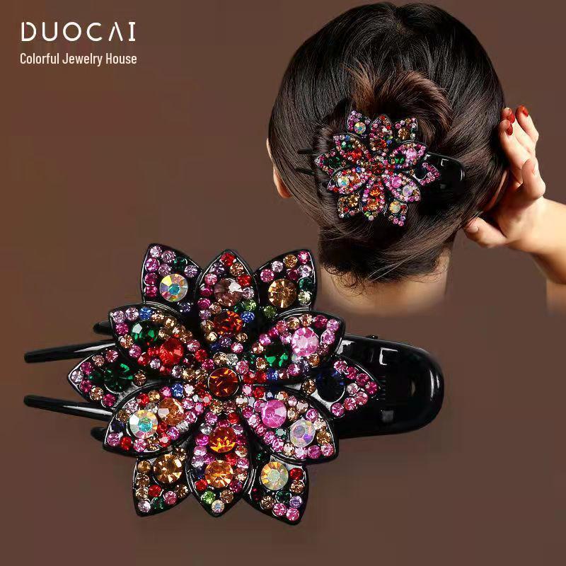 Strass Schnabelspange Klaue: Hochsteckfrisur Fixierer Haarklammer & Haarnadel Kopfschmuck