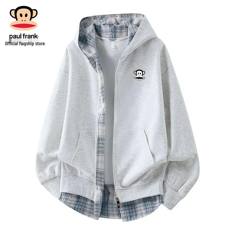Paul Frank Men's Casual Hooded Zipper Sweatshirt
