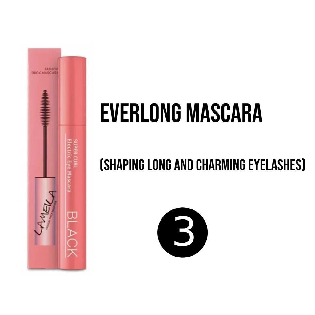 Mascara Permanent Set Natural Slim Long Thick Curl Non-Smudding Crypto Lengthening Waterproof Instant Dry Mascara Student Cosmetics Makeup
