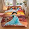 Princess Jasmine'S Adventure Print 3Pcs Bedding Setduvet Cover With 2 Bedropillowcase Home Birthday Gift