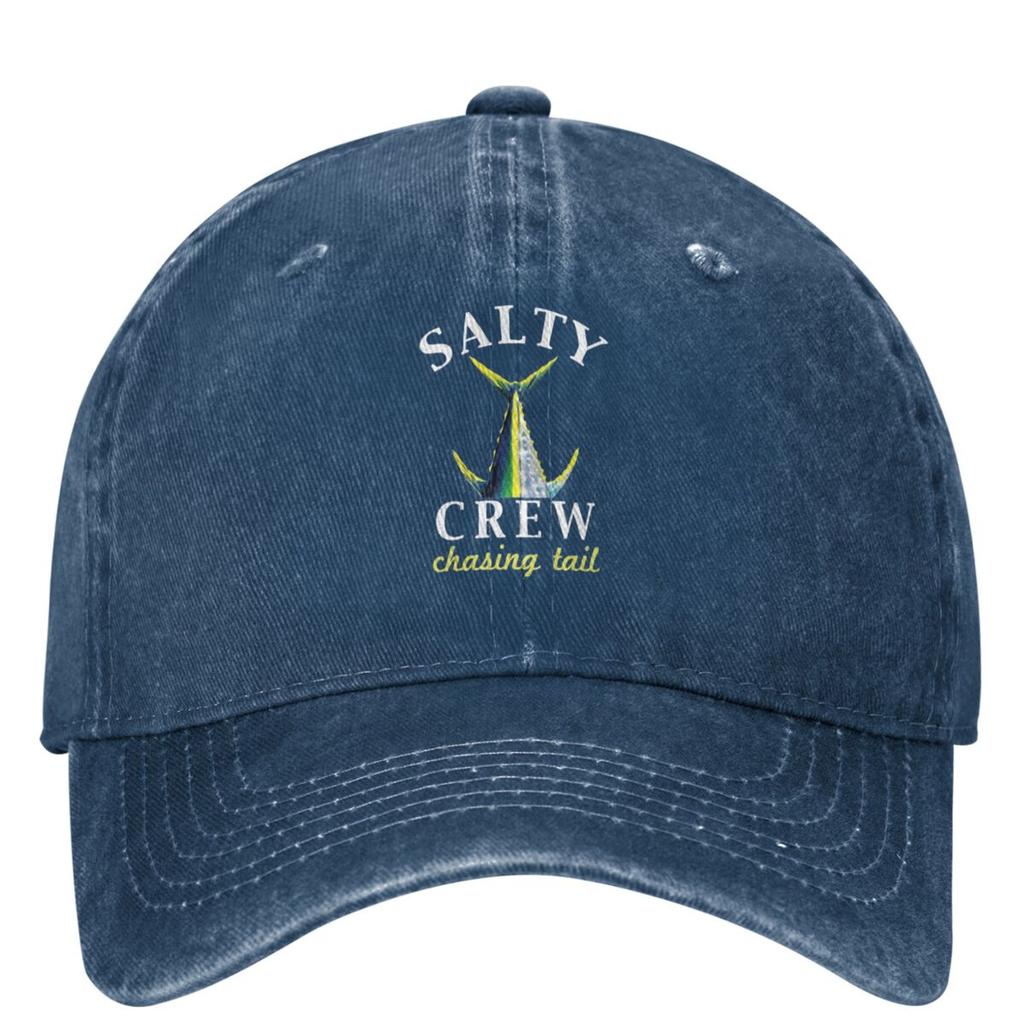 Salty Crew Baseball Cap Funny Fishing Men Adult Sun Protection Trucker Hat Spring Y2k Funny Hiking Fishing Baseball Caps