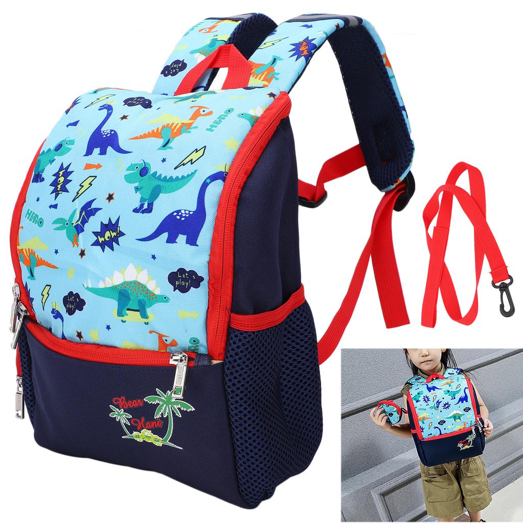 AntiLost Toddler Backpack Kids Preschool Travel Kindergarten Backpack with Leash( Blue )
