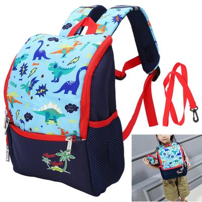 AntiLost Toddler Backpack Kids Preschool Travel Kindergarten Backpack with Leash( Blue )