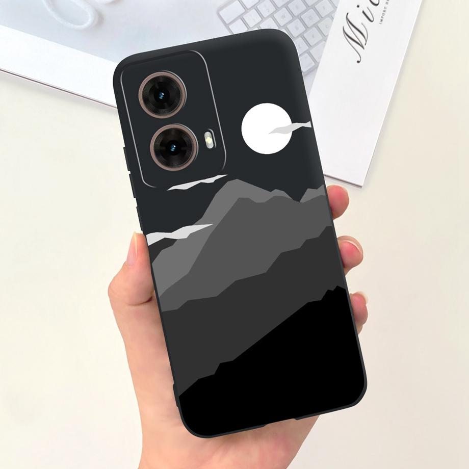 

Shockproof Soft TPU Case for Moto G85 Motorola Black Silicone Protective Phone Cover Cases On MotorolaG85 G 85 Capa Fundas Capa Moto G85