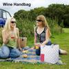Borsa per Vino con Dispenser per Bevande Portatile Resistente allo Sbiadimento Borsa a Spalla per Esterno Spiaggia Viaggio Campeggio Picnic