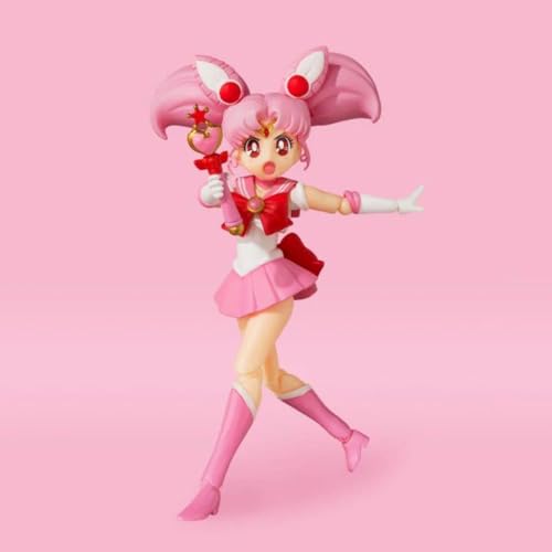 S.H.Figuarts Pretty Guardian Sailor Moon Sailor Chibi Moon -Animation Color Edition- (Rerelease) Approximately 100mm PVC & ABS Painted Movable Figure