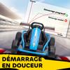 Electric Go-Kart for Children, 2 x 24V Motors, Drift Mode, 13 km/h, 119 x 77 x 54 cm, Blue