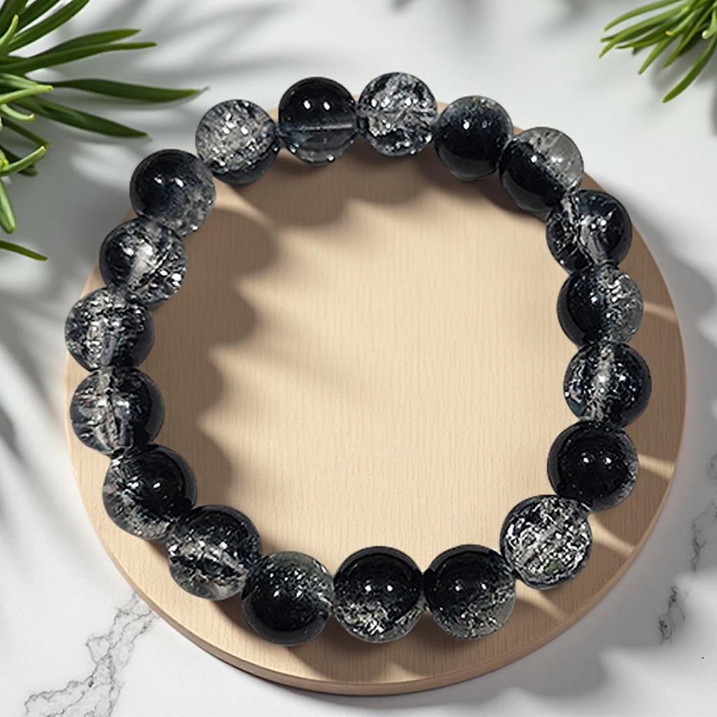 Summer Special Two-Tone Glass Beads Floral Bracelet – Luxurious & Soft Design for Women and Students