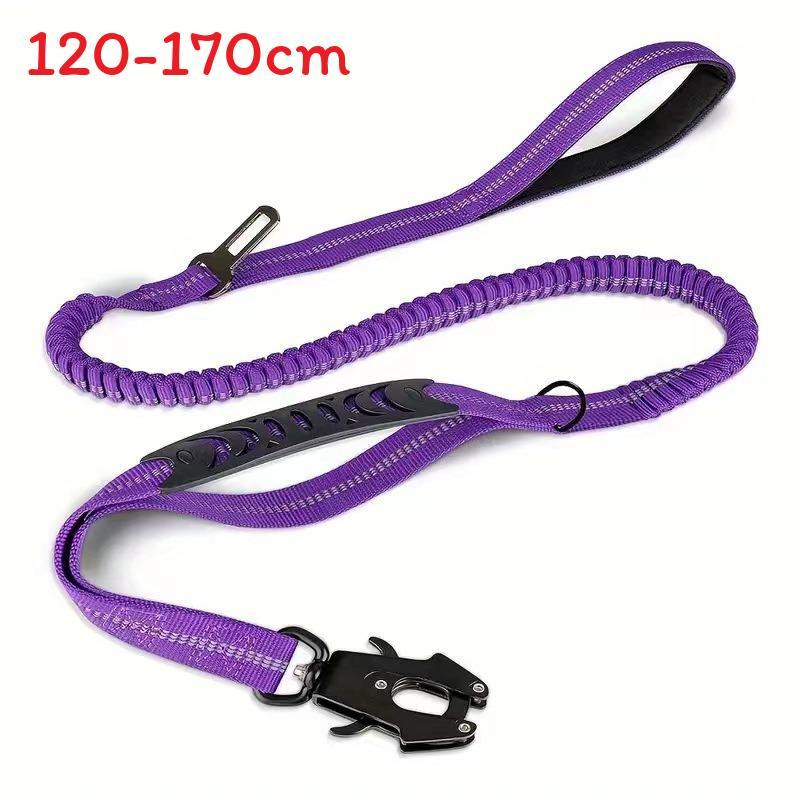 Durable Nylon Dog Leash With Shockproof Flexibility For Large Dogs And Pet Training