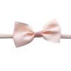 Solid Color Bow Hairpin & Ribbed Headband Set for Girls