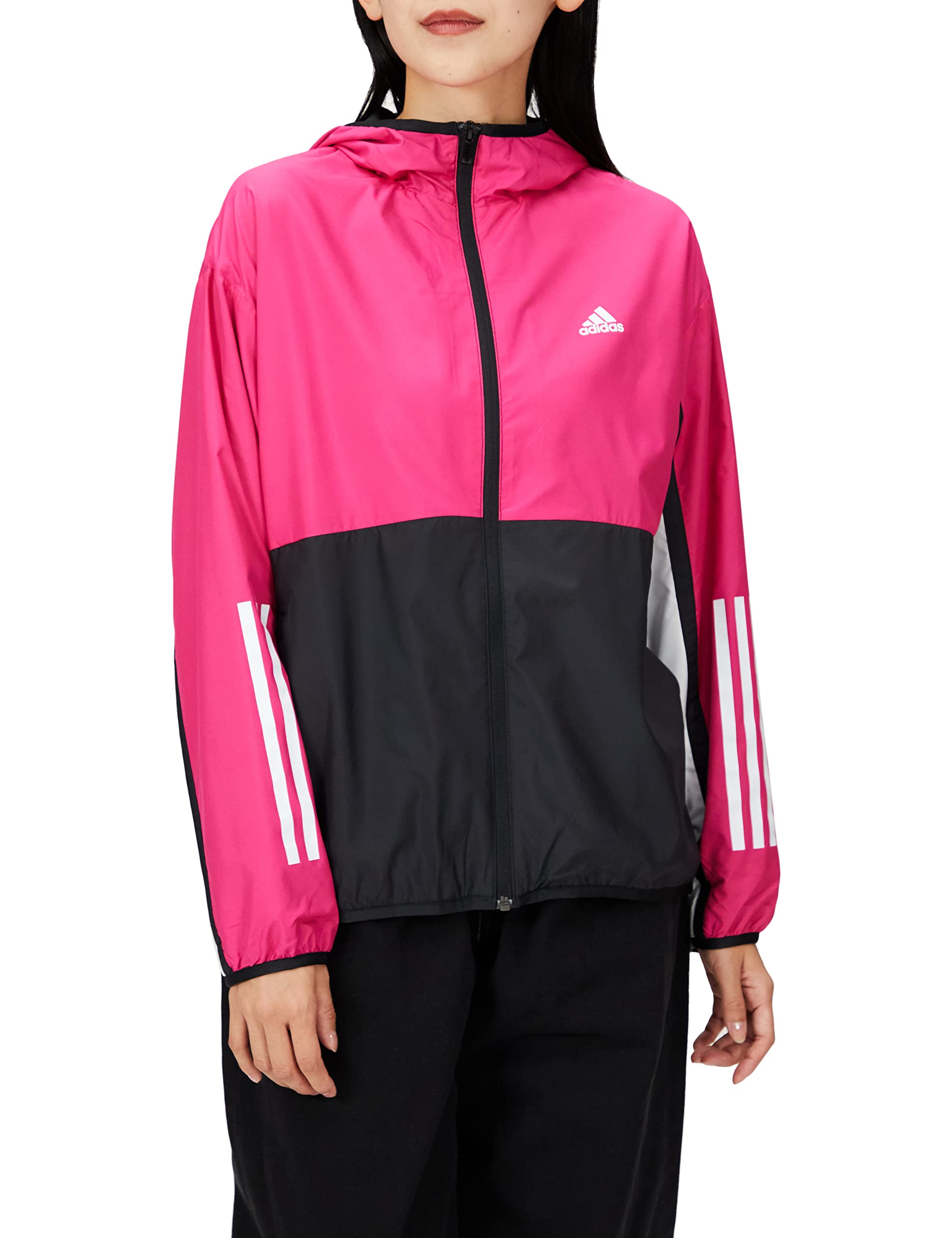 

Куртка-ветровка Adidas Jersey Top Team Loose Fit DP565 Team Real женская пурпурная/черная (HM2789) Дж/Л