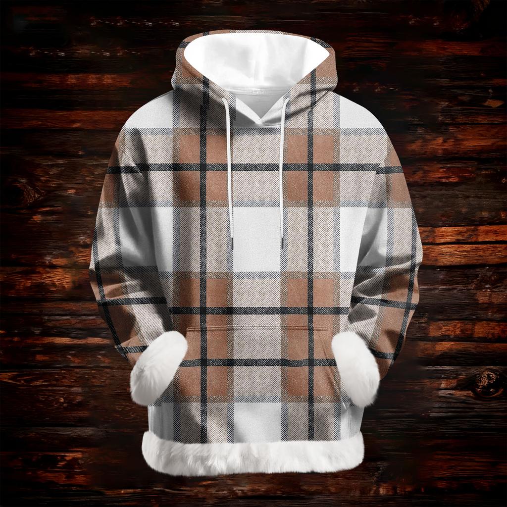 Damska codzienna bluza z kapturem z długim rękawem i nadrukiem