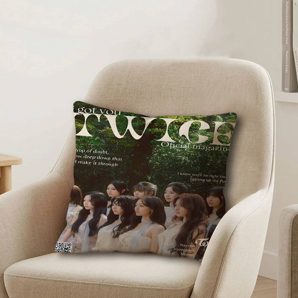 kpop ttwice cm Cushion Cover Pillow Cover Decor Pillowcase Home Pillowcase for Couch Pillow