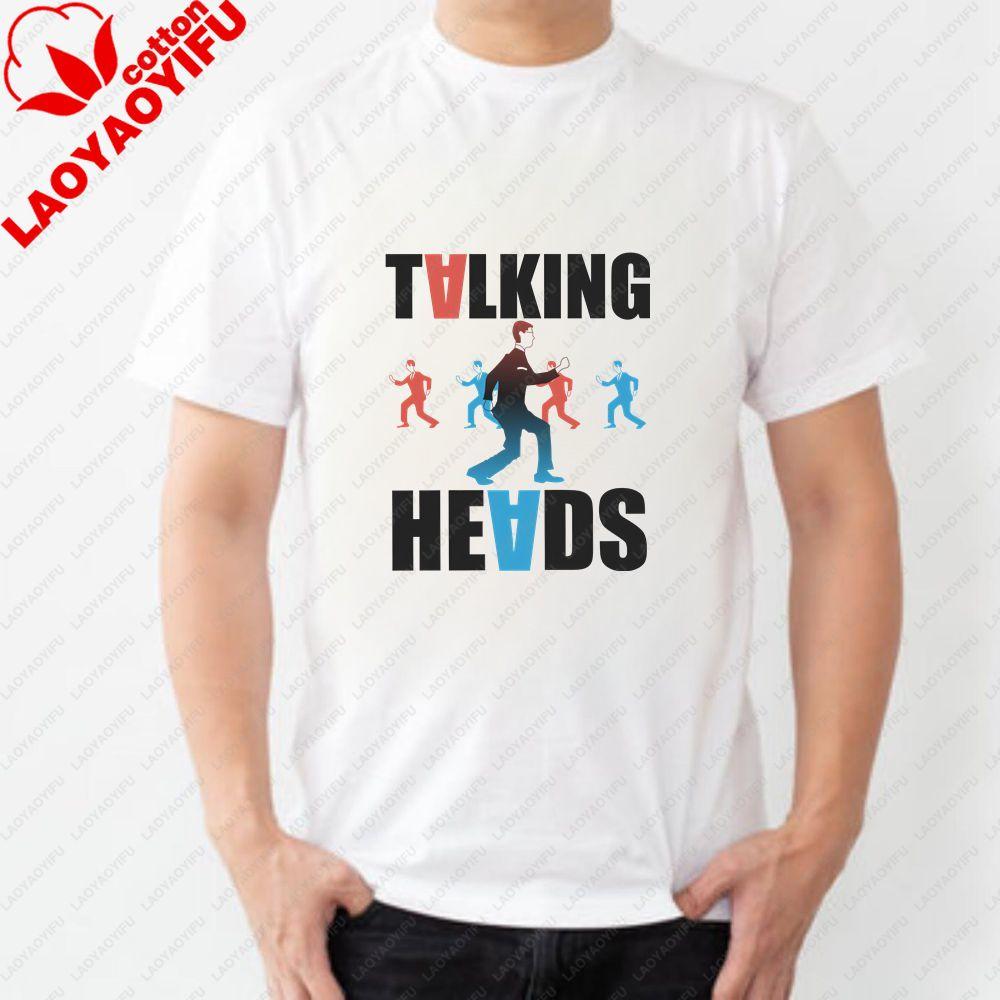 Talking Heads Unique Band Fun Crazy Neutral Classic Cotton ShortSleeved TShirt for Both Unisex and WoUnisex (Universal Fit)
