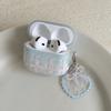 Korean Plaid Pattern Cute Earphone Case For Apple Airpods 4 3 2 Pro 3 Cover with Charm Silicone Headphone Cases For Airpod Pro3
