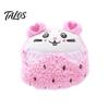 BB Sound Dog Toy Plush Toy, Squeaky Stuffed Puppy Cartoon Fruit Shape, Cute Kitten Durable Chew-Resistant Soft Pet for Dogs Stress Relief Interactive