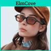Vintage American College Style Rectangular Sunglasses For Men And Women With Uv400 Protection