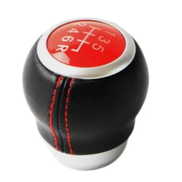 Car Styling Leather Gear Shift Knob Stick Shifter Lever Head For SUBARU LEGACY OUTBACK FORESTER IMPREZA STI WRX 2009-2018