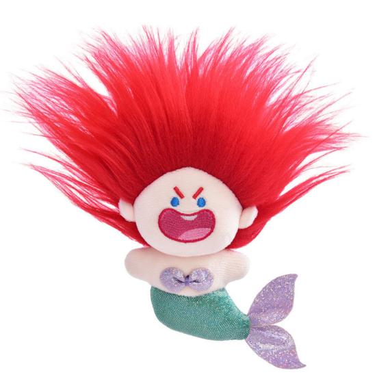 

Mermaid Cotton Doll Toy Colorful Fluffy Hair Cute Mermaid Stuffed Doll Plushies Pretend Toy Unfinished Cartoon Mermaid Doll Toy Kids Girls Gift красный